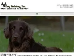 Sites similar to aaadogtraining.com