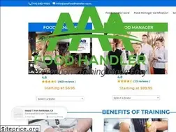 Sites similar to aaafoodhandler.com