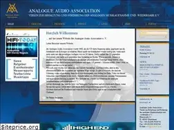 Sites similar to aaanalog.de