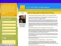 Sites similar to aaapetdoorsnm.com