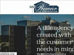 Sites similar to aaapremiertitle.com