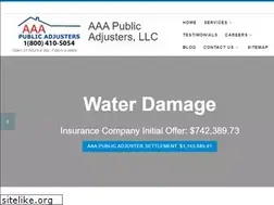 Sites similar to aaapublicadjusters.com