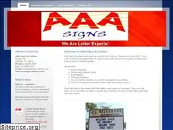 Sites similar to aaasigns-letters.com