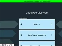Sites similar to aaataxservice.com