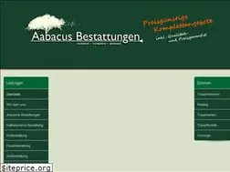 Sites similar to aabacus-bestattungen.de