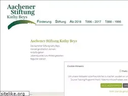 Sites similar to aachenfoundation.org