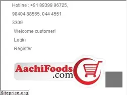 Sites similar to aachifoods.com