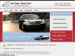 Sites similar to aaclasstowncar.com