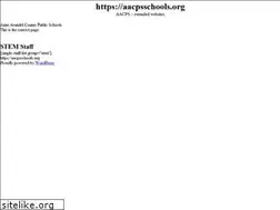 Sites similar to aacpsschools.org