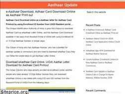 Sites similar to aadhaar-update.in