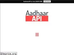 Sites similar to aadhaarapi.com
