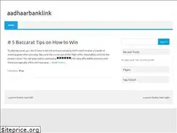 Sites similar to aadhaarbanklink.in