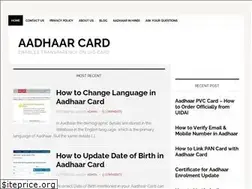 Sites similar to aadhaarcard.net.in