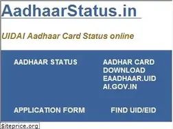 Sites similar to aadhaarstatus.in