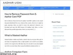 Sites similar to aadhar-uidai.in