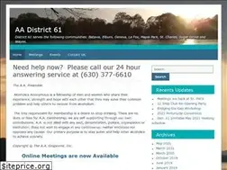 Sites similar to aadistrict61.org