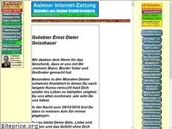 Sites similar to aaleninfo.de
