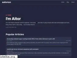 Sites similar to aalonso.dev