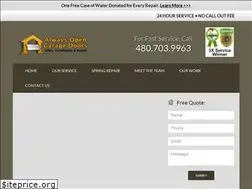 Sites similar to aalwaysopengaragedoors.com