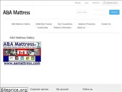 Sites similar to aamattress.com