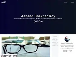 Sites similar to aanandshekharroy.com