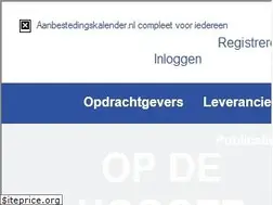 Sites similar to aanbestedingskalender.nl