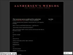 Sites similar to aandersen.wordpress.com