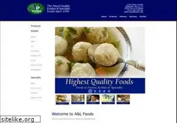 Sites similar to aandlfoods.com