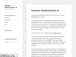Sites similar to aanitearkisto.fi