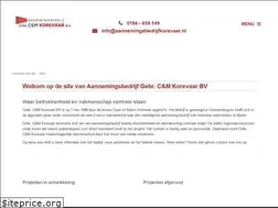 Sites similar to aannemingsbedrijfkorevaar.nl