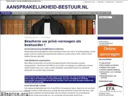 Sites similar to aansprakelijkheid-bestuur.nl