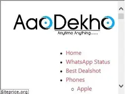 Sites similar to aaodekho.com