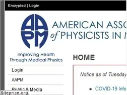 Sites similar to aapm.org