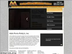 Sites similar to aaportapottys.com