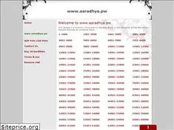 Sites similar to aaradhya.pw