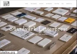 Sites similar to aardvarkletterpress.com