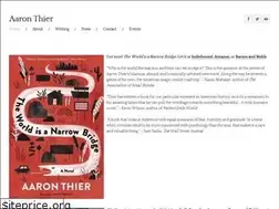 Sites similar to aaron-thier.com