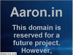 Sites similar to aaron.in