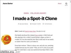 Sites similar to aaronbarker.net