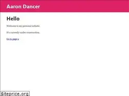 Sites similar to aarondancer.com
