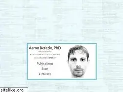 Sites similar to aarondefazio.com