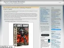 Sites similar to aarondembskibowden.wordpress.com