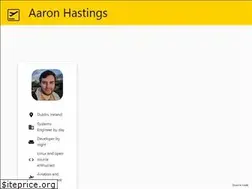 Sites similar to aaronhastings.me