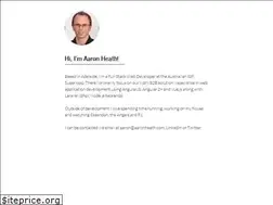 Sites similar to aaronheath.com