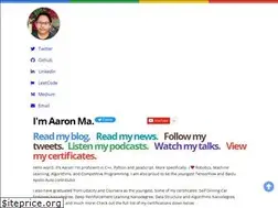 Sites similar to aaronhma.com