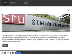 Sites similar to aaronmhoffman.com