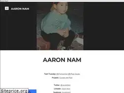 Sites similar to aaronnam.com