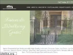 Sites similar to aaronornamental.com
