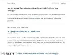 Sites similar to aaronsaray.com