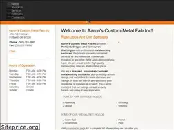 Sites similar to aaronscustommetalfab.com